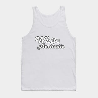 White Aesthetic Tank Top